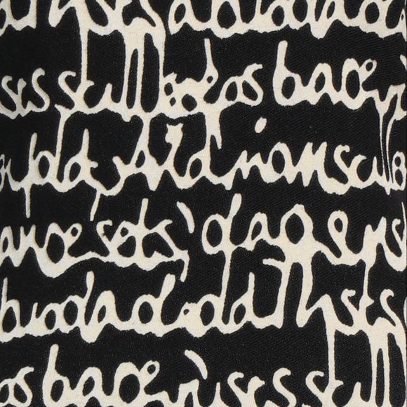 MARANI JEANS short dress with calligraphy print - Picture 4 of 10